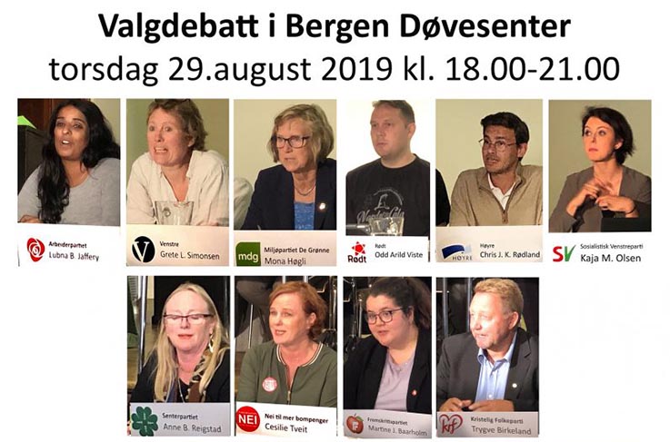 Partiene i valgdebatten