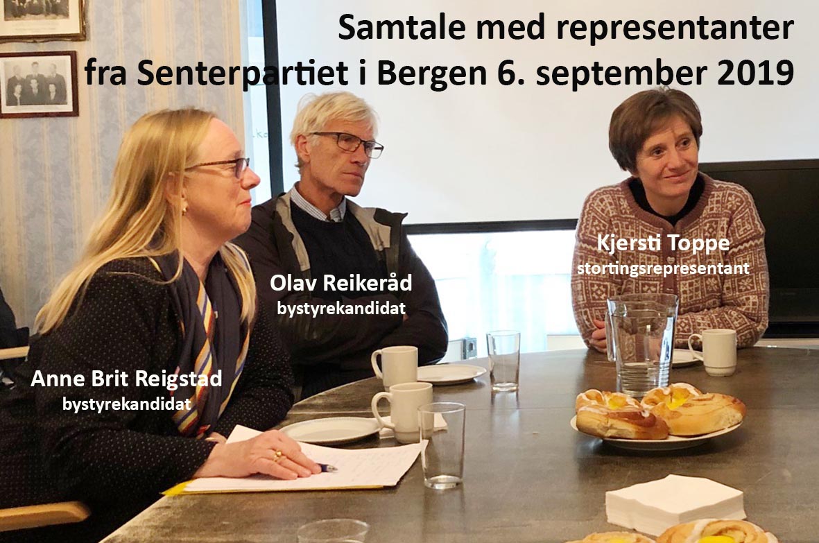 Møte med senterpartiet