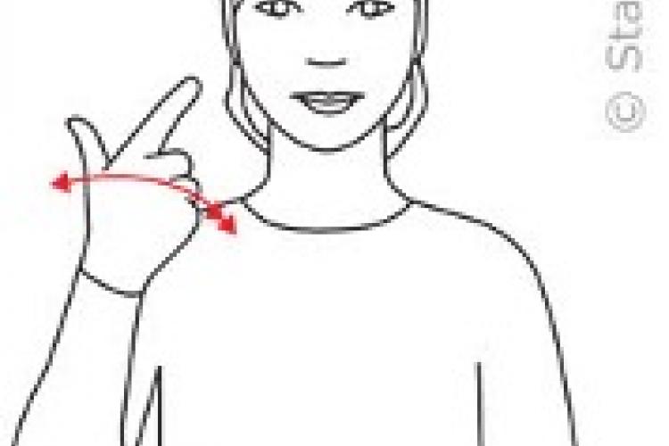 Slik sier man blå på tegnspråk